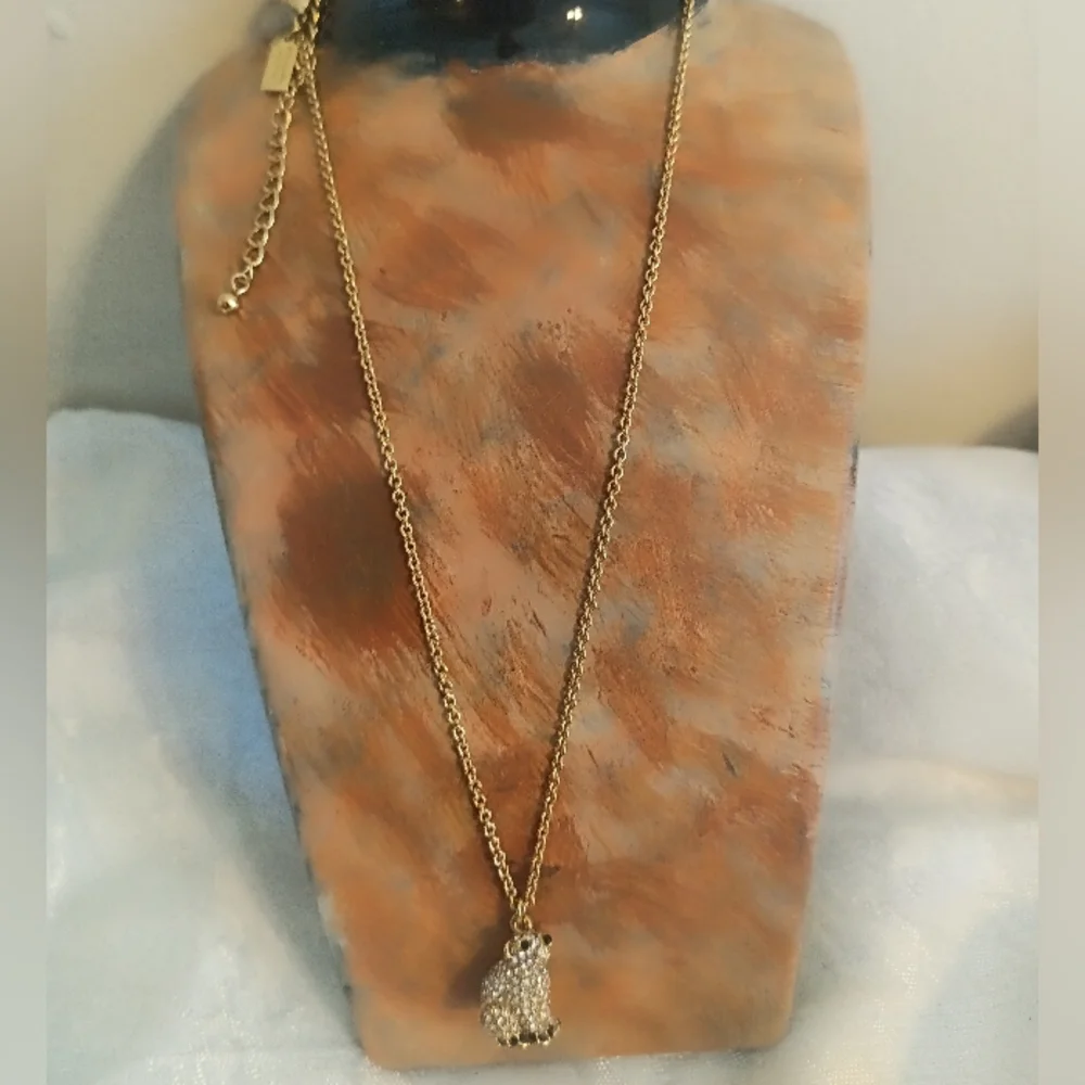 Kate Spade Cold Comforts Polar Bear necklace